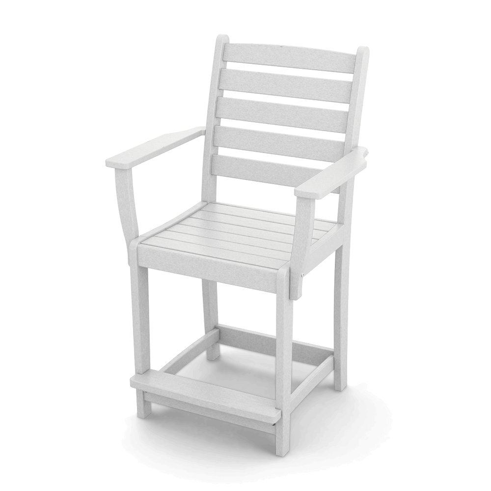 Sister Bay Furniture Maywood Counter Chair White Knockout