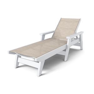 Mandalay Chaise Lounge Sling with Arms