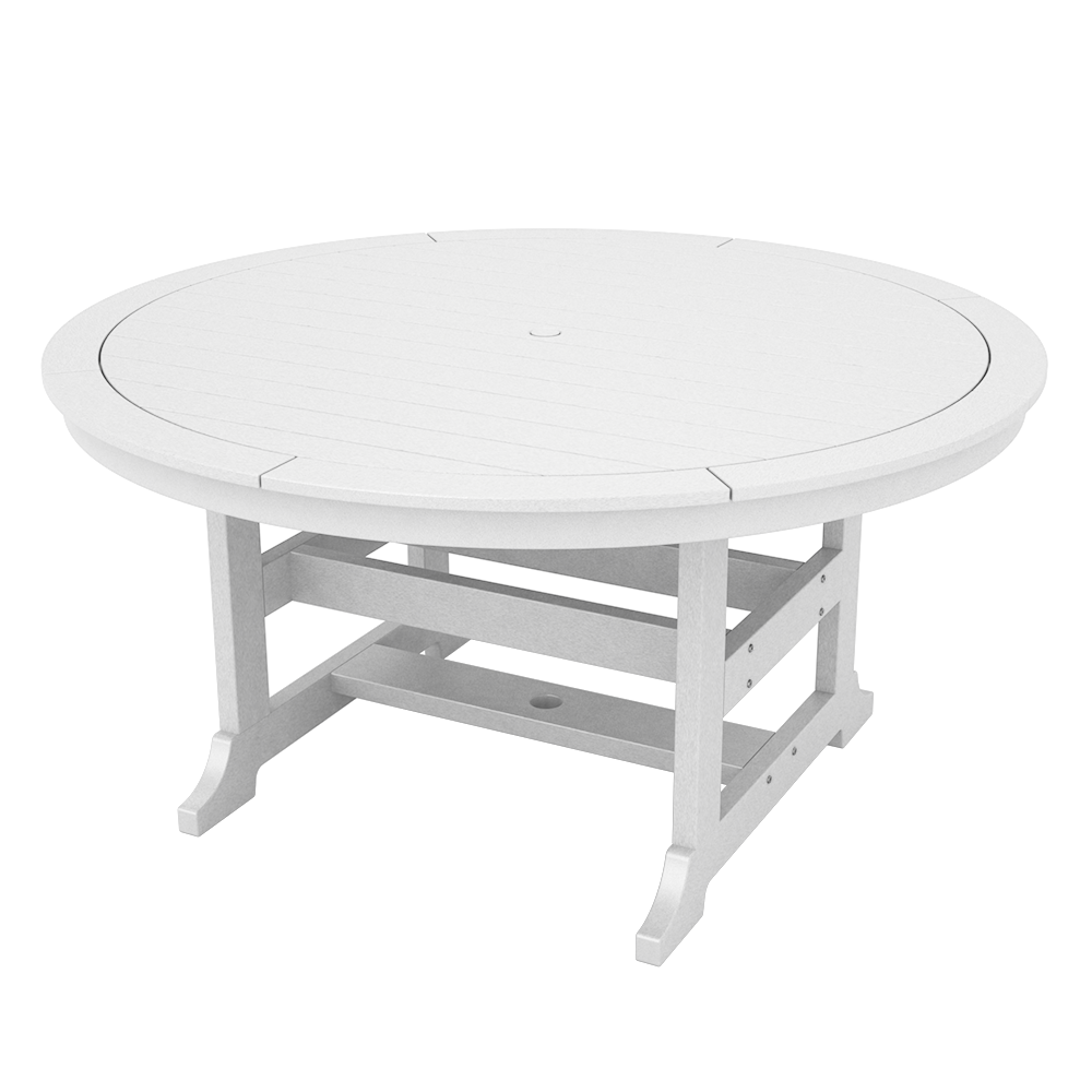 Laguna 60 inch White Dining Table
