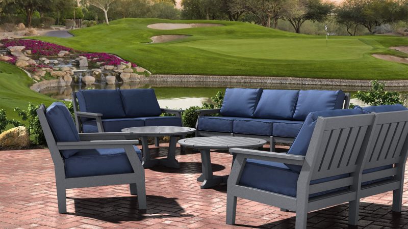 Milano Sofa, Loveseat, Lounge Chair, Laguna Conversation Tables