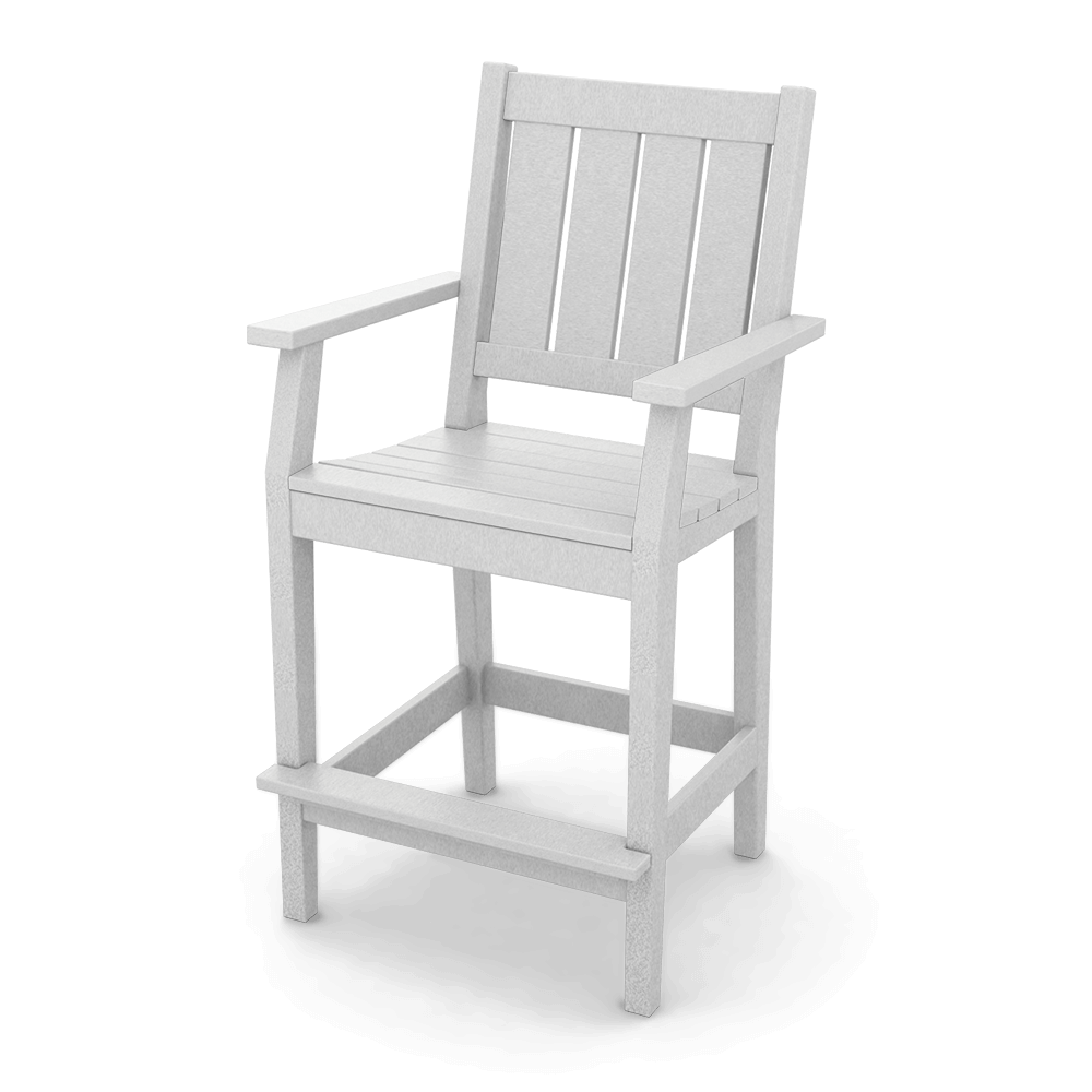 Sister Bay Furniture Milano Bar Chair White Knockout